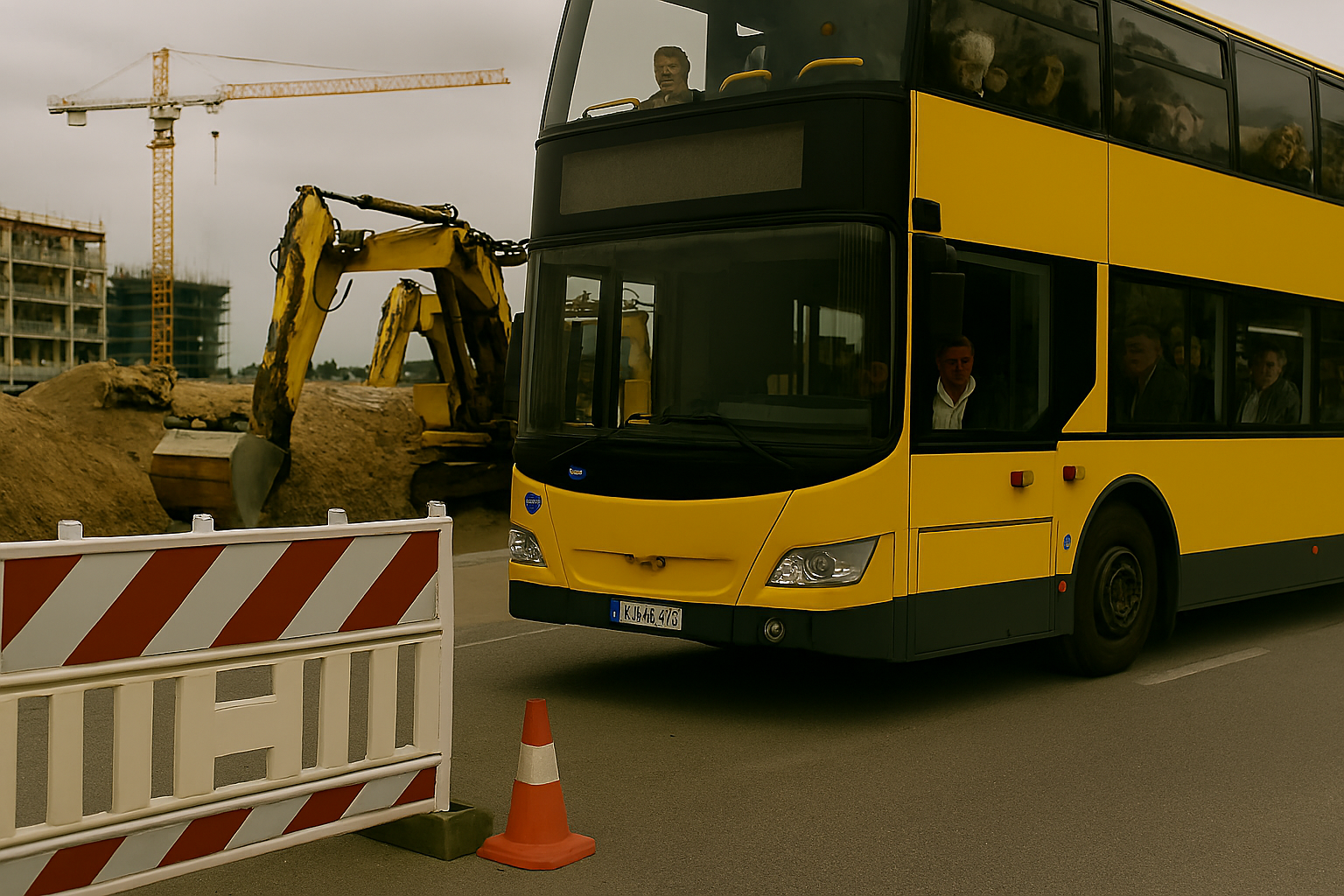 BVG führt 'Entschleunigungs-Ticket' ein: Bus fährt garantiert Umwege und bleibt im Stau stecken