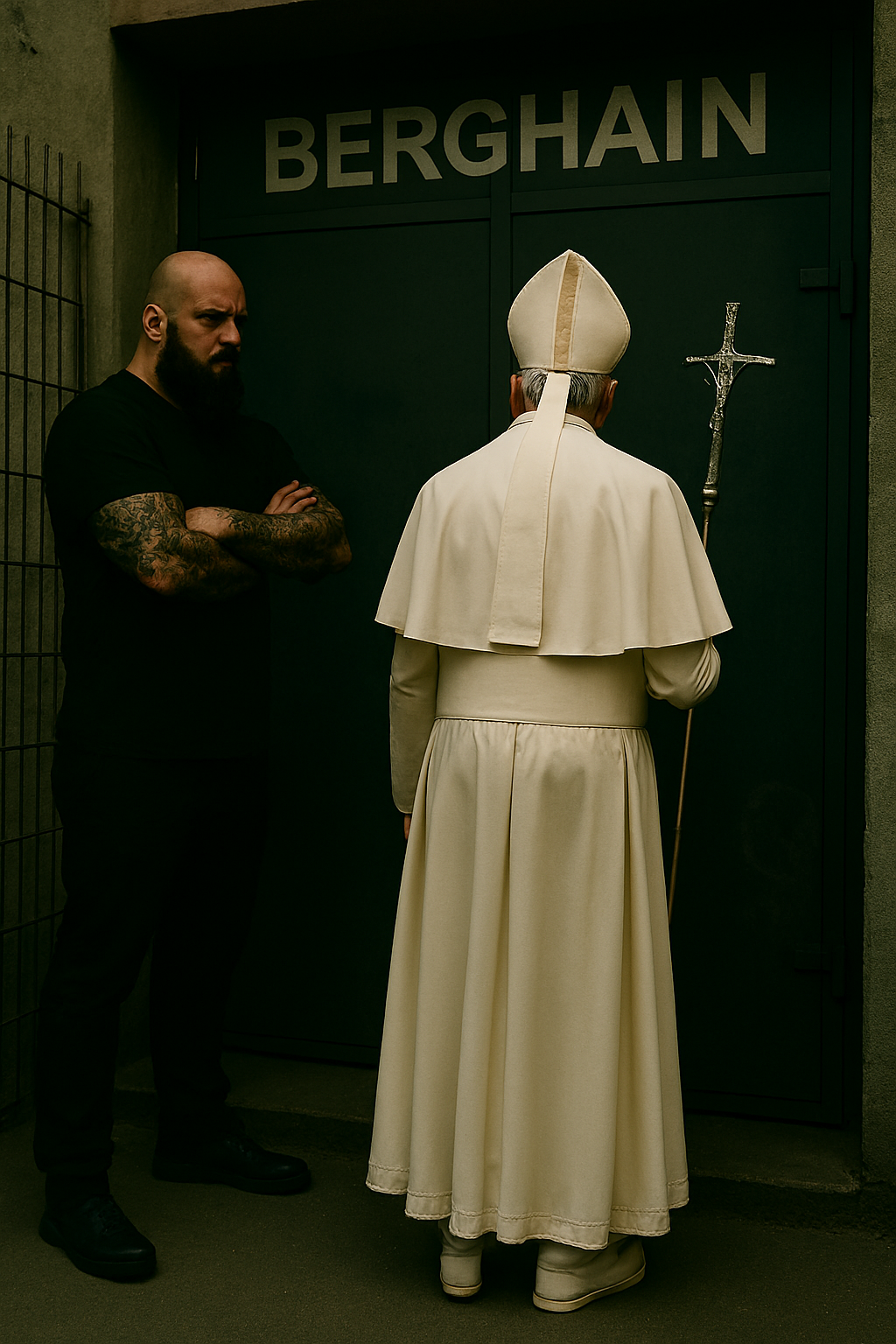 Berghain lehnt Papst an der Tür ab: 'Sorry, heute nur Stammgäste'