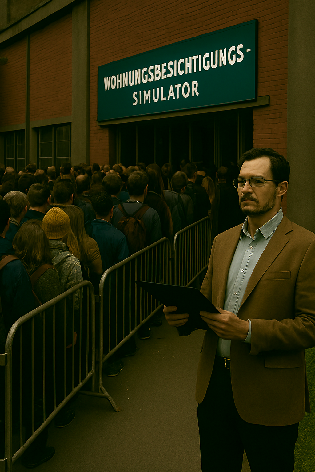 Neue Touristenattraktion: 'Wohnungsbesichtigungs-Simulator' am Alexanderplatz