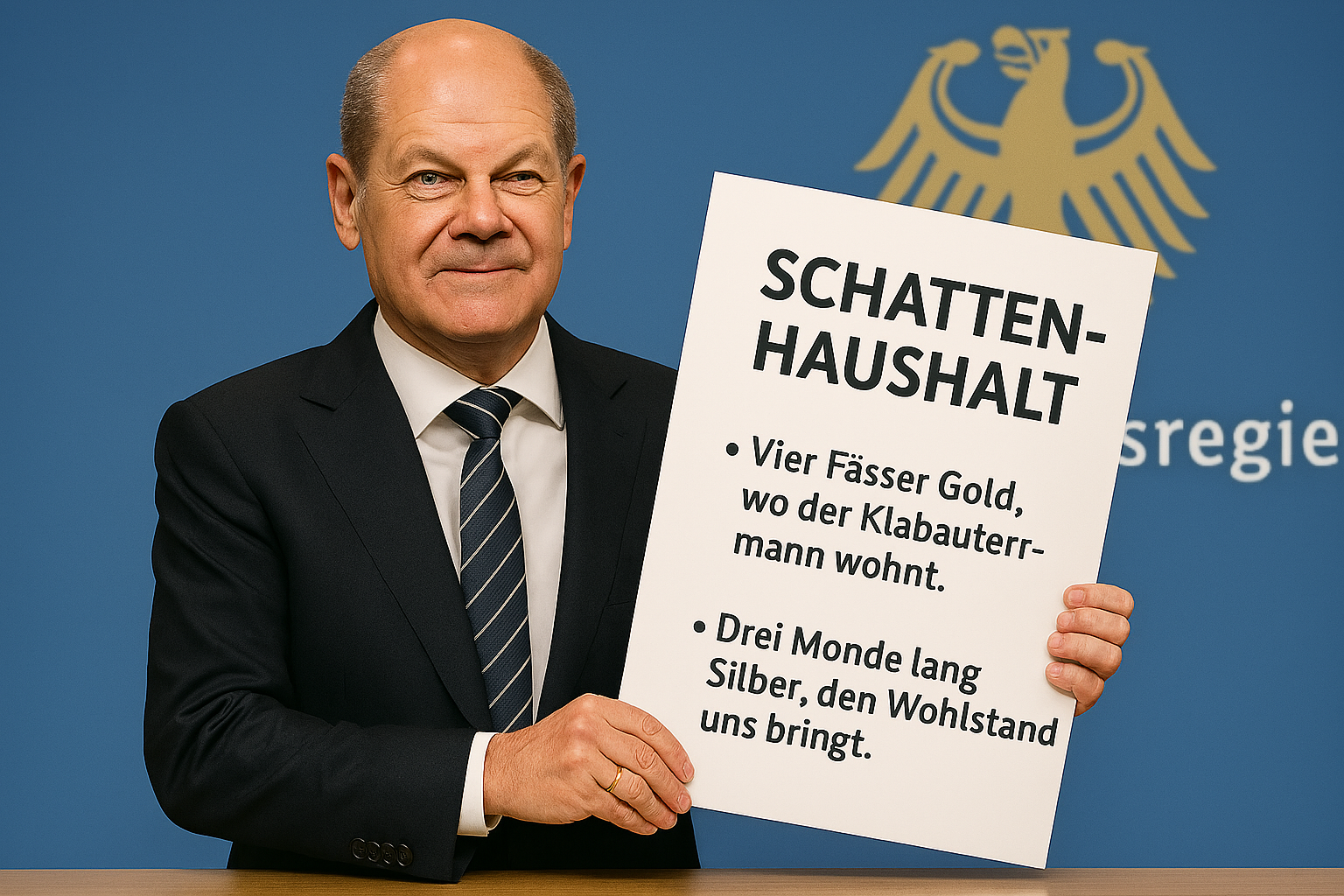 Bundesregierung beschließt 'Schatten-Haushalt' – Ausgaben werden in Rätseln und Reimen versteckt